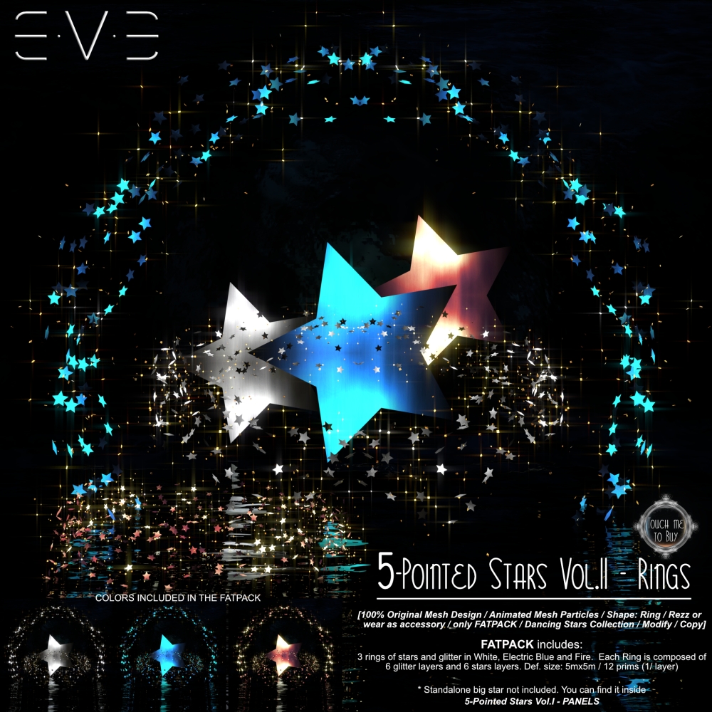 E.V.E 5-Pointed Stars Vol.2 RINGS (Vendor)